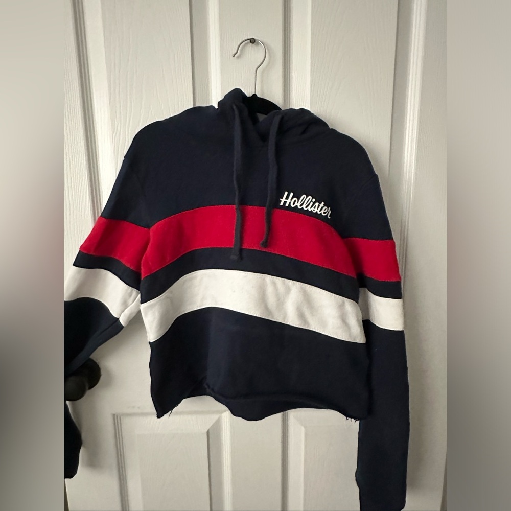 HOLLISTER HOODIE CROPPED